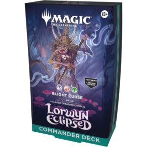 Magic The Gathering Lorwyn Eclipsed - Mazo de Comandant 1 Magic the Gathering: Lorwyn Eclipsed - Blight Curse Commander Deck (English)