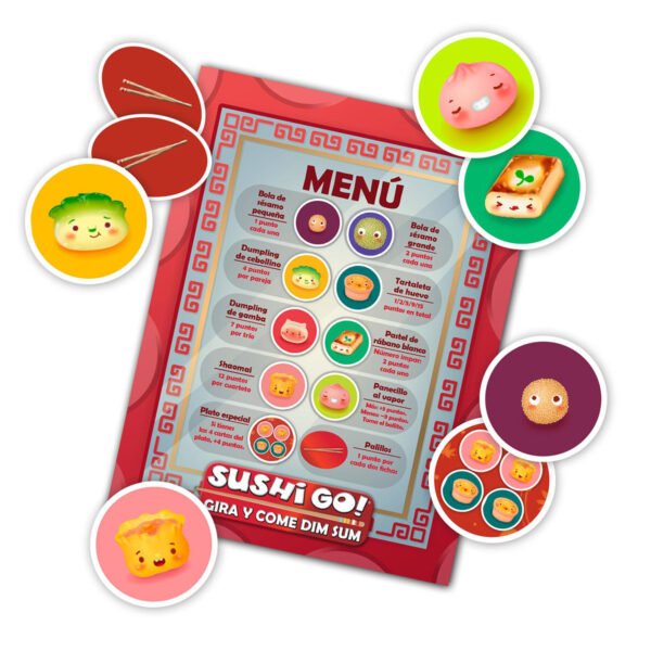 Sushi Go! Gira y Come Dim Sum (Spanish)