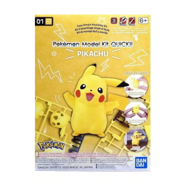 Pokémon BANDAI Plastic Model Kit Quick!! 01 PIKACHU