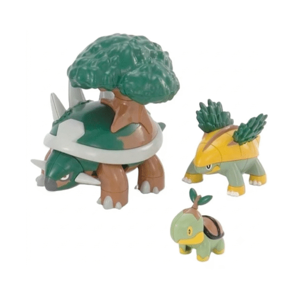 Pokémon BANDAI Plastic Model Kit TORTERRA EVOLUTION SET