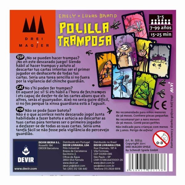 Bichos Polilla Tramposa - Spanish 3 Polilla Tramposa - Spanish