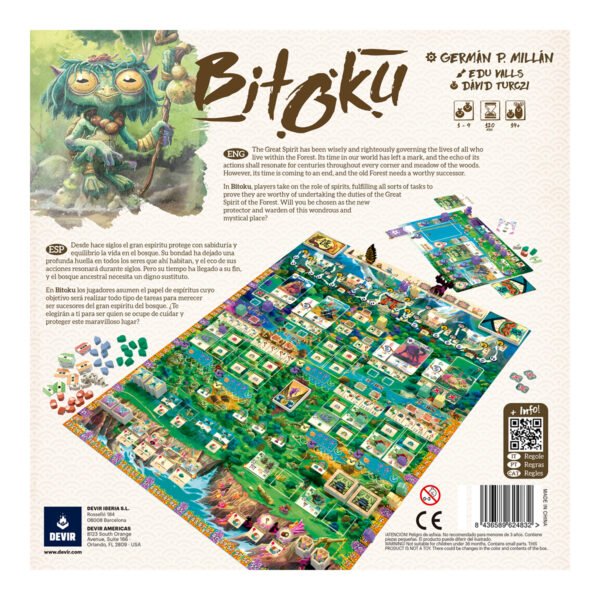 Bitoku juego de mesa 3 Bitoku-juego de mesa-English/Spanish