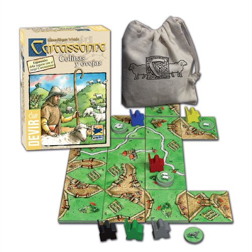 Carcassonne Colinas y ovejas (expansión) Carcassonne Colinas y ovejas (expansión)-Spanish