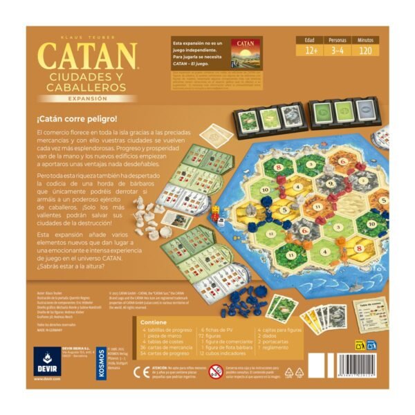 Catan Ciudades y Caballeros (expansión) 1 Catan: Ciudades y Caballeros-Spanish