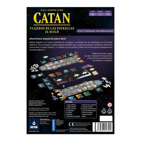 Catan Viajeros de las Estrellas Duelo 3 Catan Viajeros de las Estrellas Duelo-Spanish