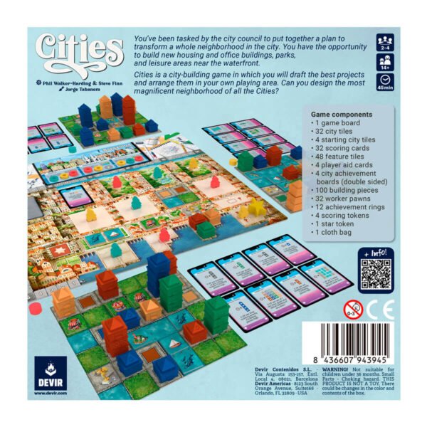 Cities-juego de mesa 3 Cities-juego de mesa-Spanish