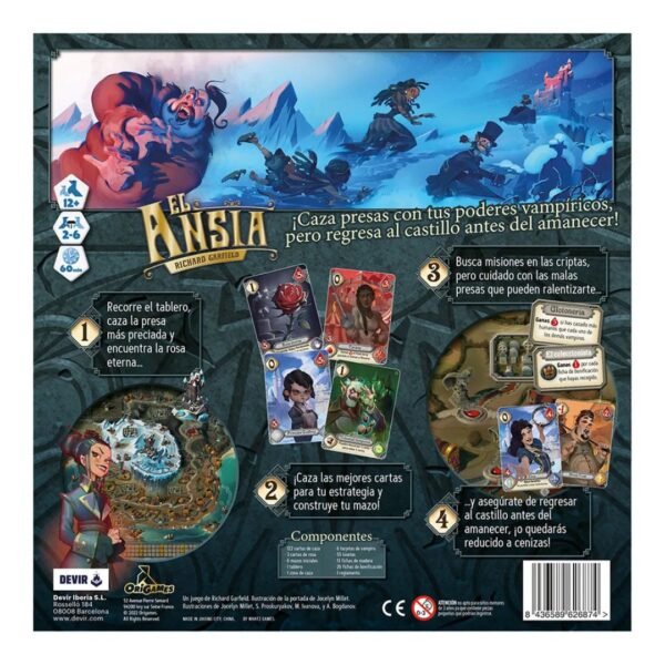 El Ansia-juego de mesa 2 El Ansia-juego de mesa-Spanish