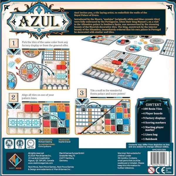 Juego de mesa Azul 2 Juego de mesa Azul-English