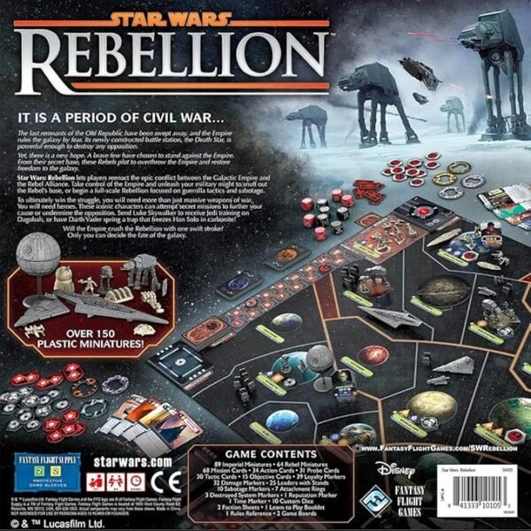 Juego de mesa Star Wars: La rebelión-English