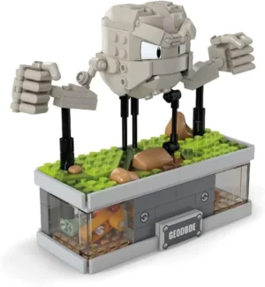 Mega Pokémon tipo lego Geodude 355 Piezas, con Movimiento 1 Mega Pokémon tipo lego Geodude 355 Piezas, con Movimiento