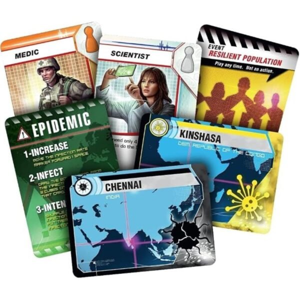 Pandemic-Juego de mesa 5 Pandemic-Juego de mesa-English