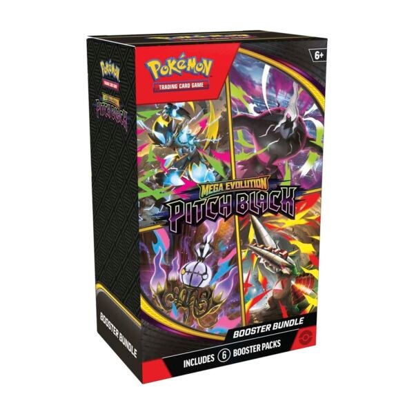 Pokémon TCG Mega Evolution-Pitch Black Booster Bundle 6 Packs (Español) Pokémon TCG: Mega Evolution-Pitch Black Booster Bundle 6 Packs (Español)