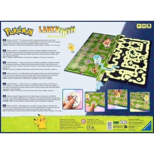 Ravensburger 22705 - Laberinto Pokémon que brilla en la oscuridad 2 Ravensburger 22705 - Laberinto Pokémon que brilla en la oscuridad