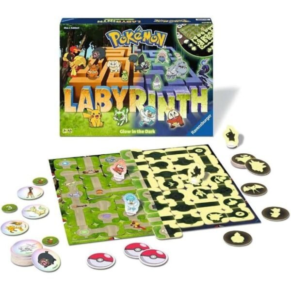Ravensburger 22705 - Laberinto Pokémon que brilla en la oscuridad 3 Ravensburger 22705 - Laberinto Pokémon que brilla en la oscuridad