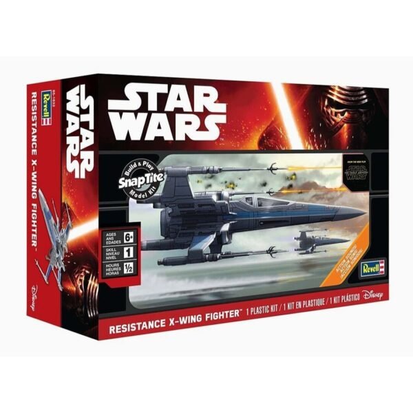Revell Kit de modelo de combate X-Wing de resistencia 2 Revell Kit de modelo de combate X-Wing de resistencia