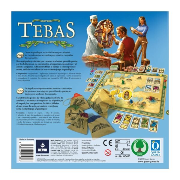 Tebas 4 Tebas-juego de mesa-Spanish