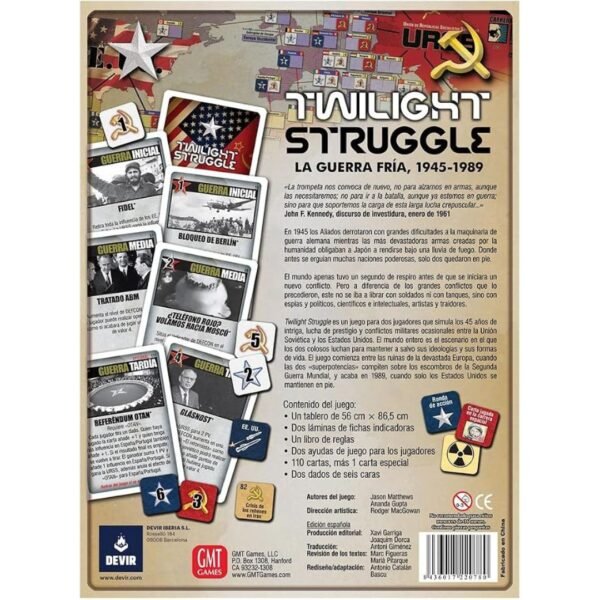 Twilight Struggle - juego de mesa-Spanish