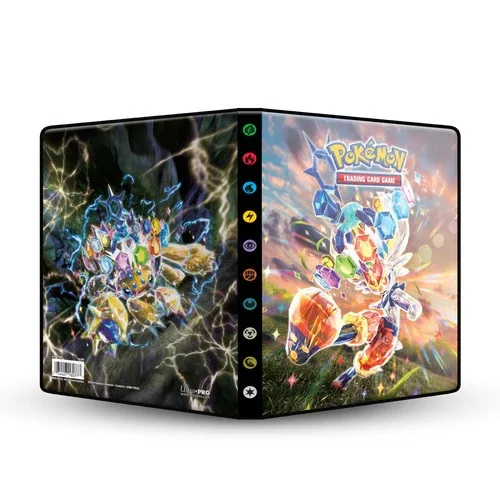 Album, 4 bolsillos, Stellar Crown, tapa dura, almacena 80 cartas
