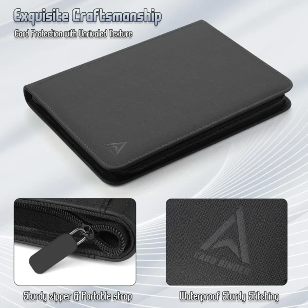 Album 9 Bolsillos hoja profecional Arkeiliy Card Binder 9 Pocket para 540 cartas222 Album 9 Bolsillos hoja profecional Arkeiliy Card Binder 9 Pocket para 540 cartas