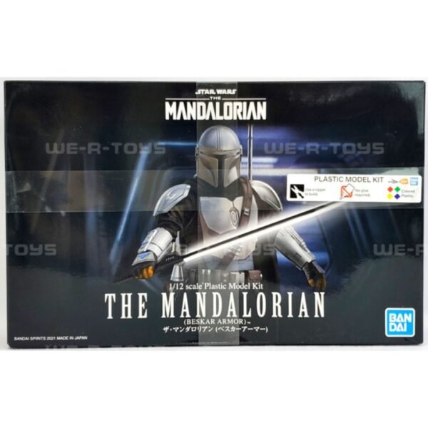 Bandai Hobby - 1/12 Mandalorian Beskar armadura (revestimiento de plata Ver.), [The Mandalorian]