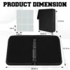 Carpeta con 3 anillos y cierre Negro Binder 9 Pocket para 900 cartas 3 Carpeta con 3 anillos y cierre Negro Binder 9 Pocket para 900 cartas