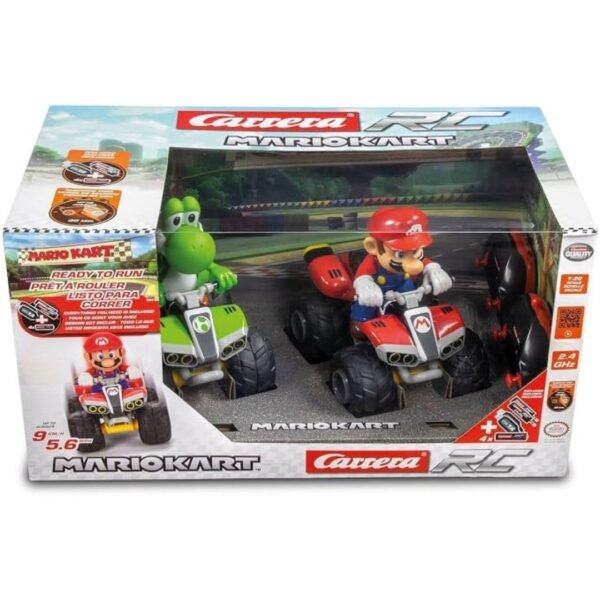 Carrera RC Mario Kart Quad Twin Pack - Mario y Yoshi 33 Carrera RC Mario Kart Quad Twin Pack - Mario y Yoshi