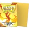 Dragon Shield yellow matte  Fundas mate para tarjetas de tamaño estándar