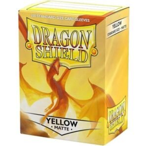 Dragon Shield yellow matte  Fundas mate para tarjetas de tamaño estándar
