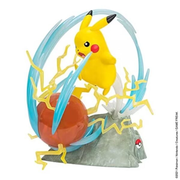 Estatua de coleccionista de lujo de Pikachu de Pokémon - Efectos de luz 123 Estatua de coleccionista de lujo de Pikachu de Pokémon - Efectos de luz