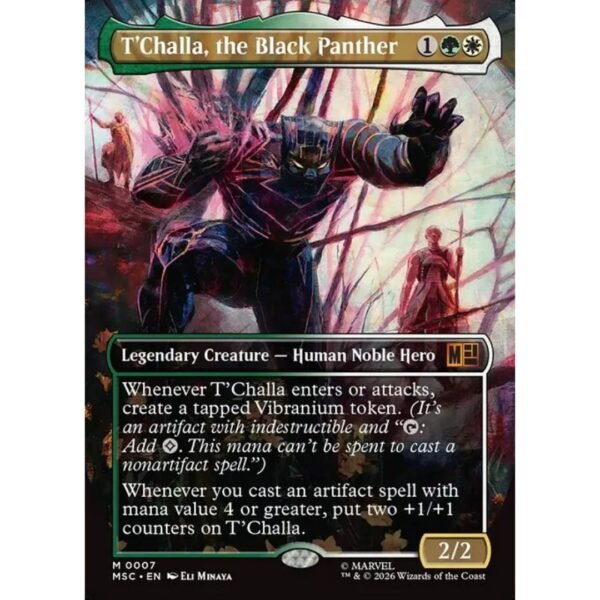 Magic The Gathering Marvel Super Heroes Commander Deck - Wakanda Forever 2 Magic: The Gathering | Marvel Super Heroes Commander Deck - Wakanda Forever