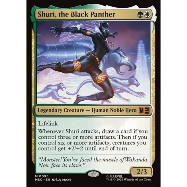 Magic The Gathering Marvel Super Heroes Commander Deck - Wakanda Forever 2222 Magic: The Gathering | Marvel Super Heroes Commander Deck - Wakanda Forever