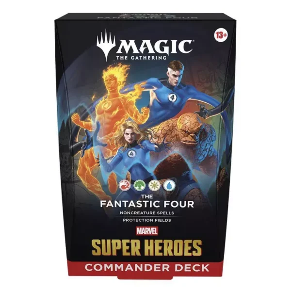 Magic The Gathering Mazo de Comandante de Superhéroes de Marvel Los Cuatro Fantásticos 1 Magic: The Gathering Mazo de Comandante de Superhéroes de Marvel: Los Cuatro Fantásticos