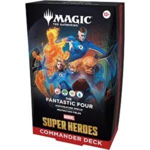 Magic The Gathering Mazo de Comandante de Superhéroes de Marvel Los Cuatro Fantásticos Magic: The Gathering Mazo de Comandante de Superhéroes de Marvel: Los Cuatro Fantásticos