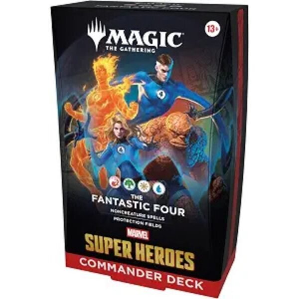 Magic The Gathering Mazo de Comandante de Superhéroes de Marvel Los Cuatro Fantásticos Magic: The Gathering Mazo de Comandante de Superhéroes de Marvel: Los Cuatro Fantásticos