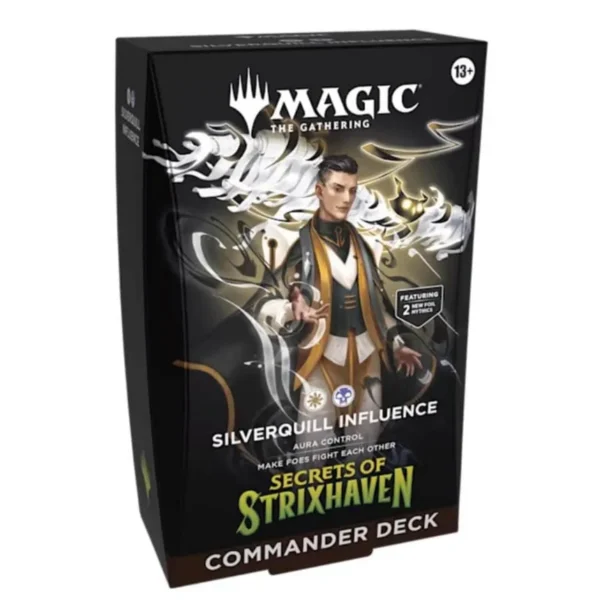 Magic The Gathering Secrets of Strixhaven Commander Deck Magic: The Gathering Secrets of Strixhaven Commander Deck - Silverquill Influence (spanish)