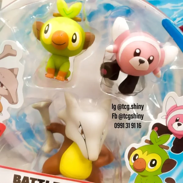 Marowak, Grookey & Stufful Battle Figure Set 3 Marowak, Grookey & Stufful Battle Figure Set