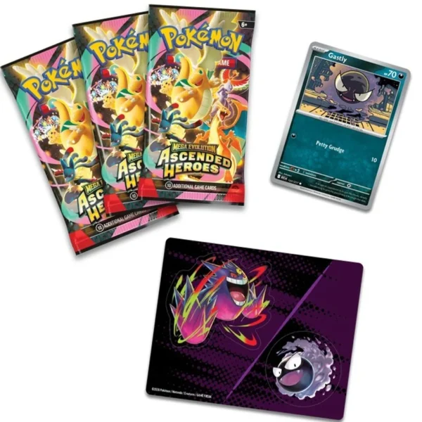 Mega Evolution 2.5 TCG Pokémon Ascended Heroes Tech Sticker Collection Gengar Gastly en Ingles Mega Evolution 2.5 TCG Pokémon Ascended Heroes Tech Sticker Collection Gengar Gastly en Ingles