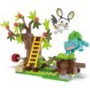 Mega Pokémon Set de Juguetes de Construcción Emolga y Bulbasaur’s Charming Woods con 194 Piezas, 2 Personajes Articulados y Movimiento