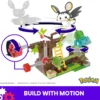 Mega Pokémon Set de Juguetes de Construcción Emolga y Bulbasaur’s Charming Woods con 194 Piezas, 2 Personajes Articulados y Movimiento