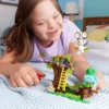 Mega Pokémon Set de Juguetes de Construcción Emolga y Bulbasaur’s Charming Woods con 194 Piezas, 2 Personajes Articulados y Movimiento