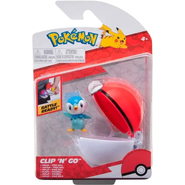 Pokemon Clip n Go Piplup Poke Ball 1 Pokemon Clip n Go Piplup Poke Ball