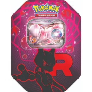 Pokémon Destined Rivals Team Rocket Tin Mewtwo ex Lata cartas español 2 Pokémon Destined Rivals Team Rocket Tin Mewtwo ex Lata cartas español