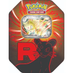 Pokémon Destined Rivals Team Rocket Tin Persian ex Lata cartas español 1 Pokémon Destined Rivals Team Rocket Tin Persian ex Lata cartas español