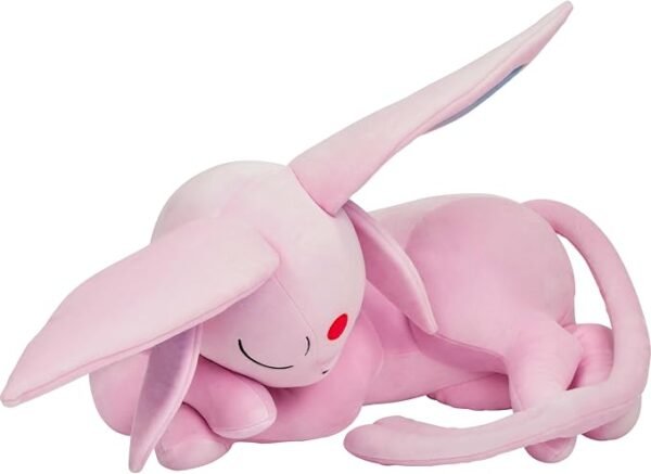 Pokemon Espeon - Peluche para dormir de 18 pulgadas en postura para dormir 1 Pokemon Espeon - Peluche para dormir de 18 pulgadas en postura para dormir