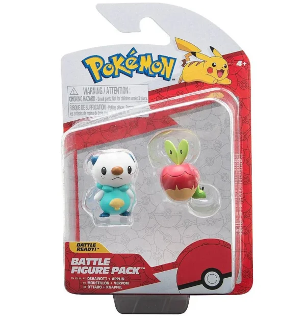 Pokemon Oshawott Y Applin Battle Figure Jazwares Pack Pokemon Oshawott Y Applin Battle Figure Jazwares Pack