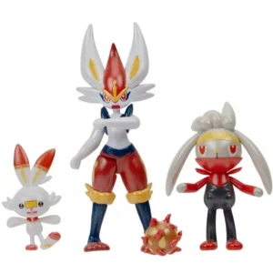 Pokémon Select Evolution 3 Pack – Cinderace, Raboot Scorbunny Figure 1 Pokémon Select Evolution 3 Pack – Cinderace, Raboot Scorbunny Figure