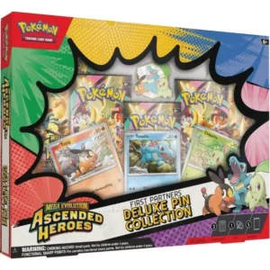 Pokémon TCG ME 2.5 Ascended Heroes First Partners Deluxe Pin Collection – Español 2 Pokémon TCG ME 2.5 Ascended Heroes First Partners Deluxe Pin Collection – Español