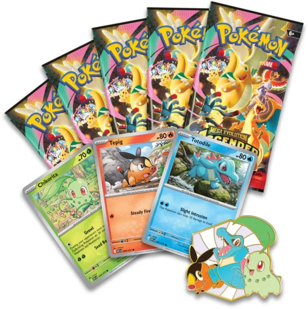 Pokémon TCG ME 2.5 Ascended Heroes First Partners Deluxe Pin Collection – Español