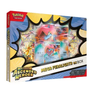 Pokémon TCG ME 2.5 Ascended Heroes Mega Feraligatr ex Box Pokémon TCG ME 2.5 Ascended Heroes Mega Feraligatr ex Box