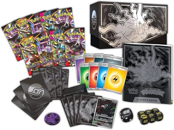 Pokémon TCG Mega Evolution—Caja de entrenador Elite Pitch Black 33 Pokémon TCG: Mega Evolution—Caja de entrenador Elite Pitch Black